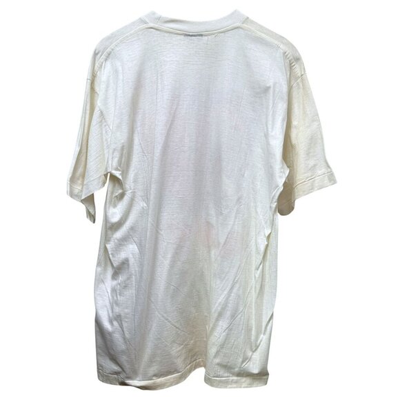 Vintage 90s Turtle Bay Graphic Tee Large Love Heart Short Sleeve New Imperfect - Picture 5 of 13